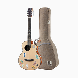 Music Travel Love Collaboration Series - MTL Clint (Sitka Spruce / Mahogany) Travel Size Guitar