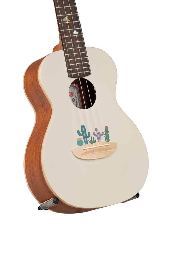 Artist series "Ariel's Cactus" Solid Spruce top Concert Ukulele