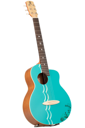 MTK Morelos Blue (Spruce / Mahogany) Travel Size Guitar