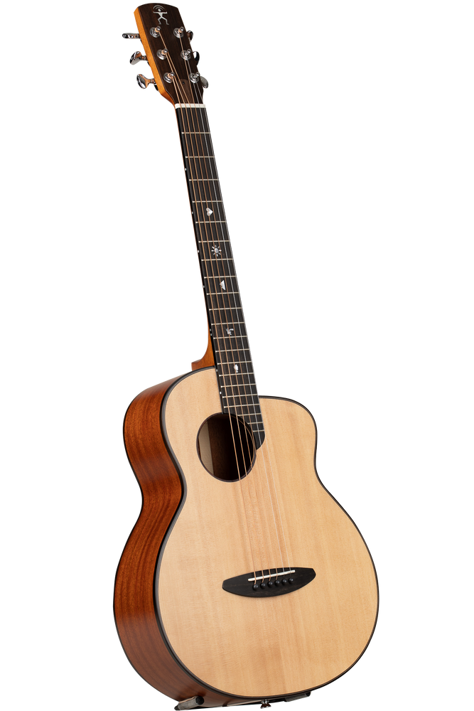 Music Travel Love Collaboration Series - MTL Clint (Sitka Spruce / Mahogany) Travel Size Guitar